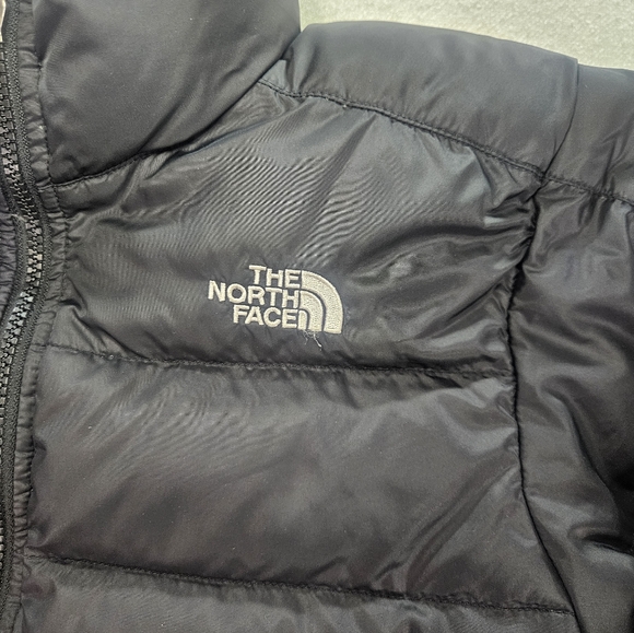 The North Face 550 Down Jacket Boys M 10/12 Black Puffer - Picture 3 of 9